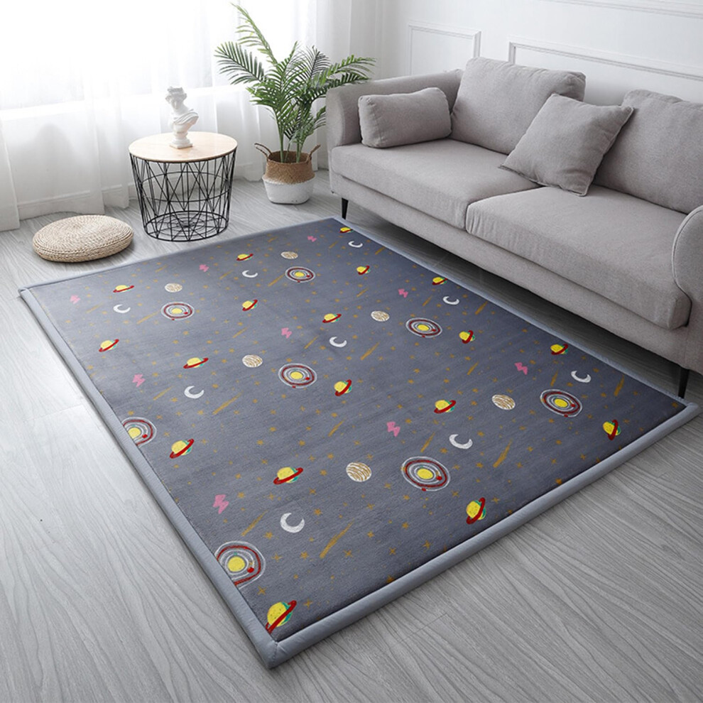 Soft Area Rug for Kids 150x200 cm Nonslip Foldable Play Mat Nursery Carpet for Boys and Girls