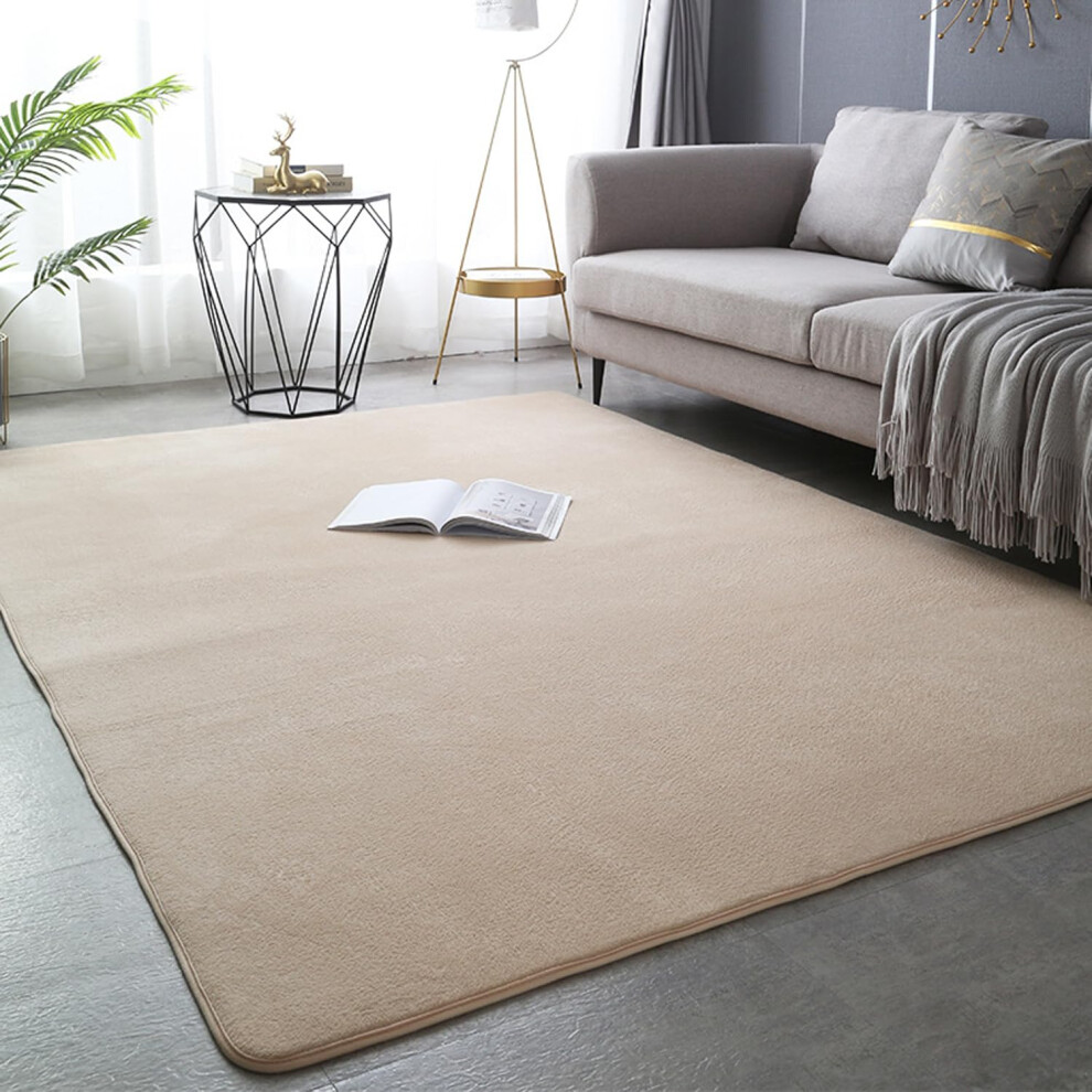 Comfortable Floor Mat, Soft NonSlip Area Mat, Crawling Mat for Babies, Large Play Mat for Nursery and Living Room