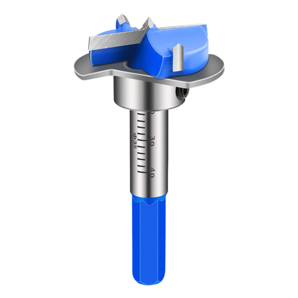 35Mm Hinge Boring Drill Bit Carbon Steel, Woodworking, Adjustable Hole Depth, Cabinet Hinge Cutter Tool 9105992337187