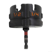 Nut Zipper Drill Attachment, Hex Shank Nuts Driver Extractor For 1/4', 3/8', and 1/2' Threaded Rods