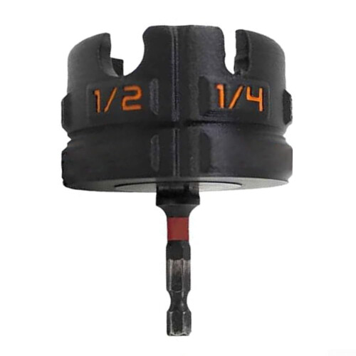 Nut Zipper Drill Attachment, Hex Shank Nuts Driver Extractor For 1/4', 3/8', and 1/2' Threaded Rods