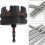 Nut Zipper Drill Attachment, Hex Shank Nuts Driver Extractor For 1/4', 3/8', and 1/2' Threaded Rods 4