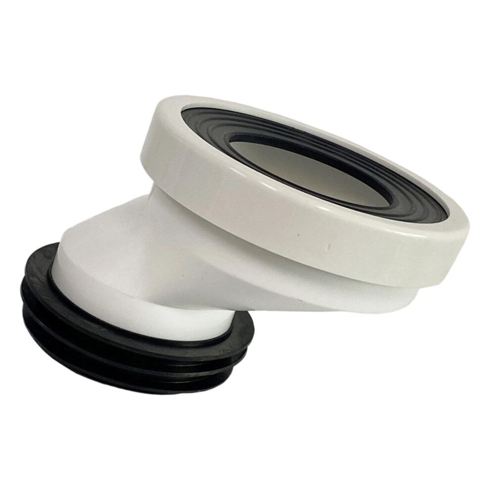Bathroom Toilet Pipe Connectors Flush Offset Flange Fitting 1/2Inch Pvc Tub Waste Drain System Compatible 9323874116853