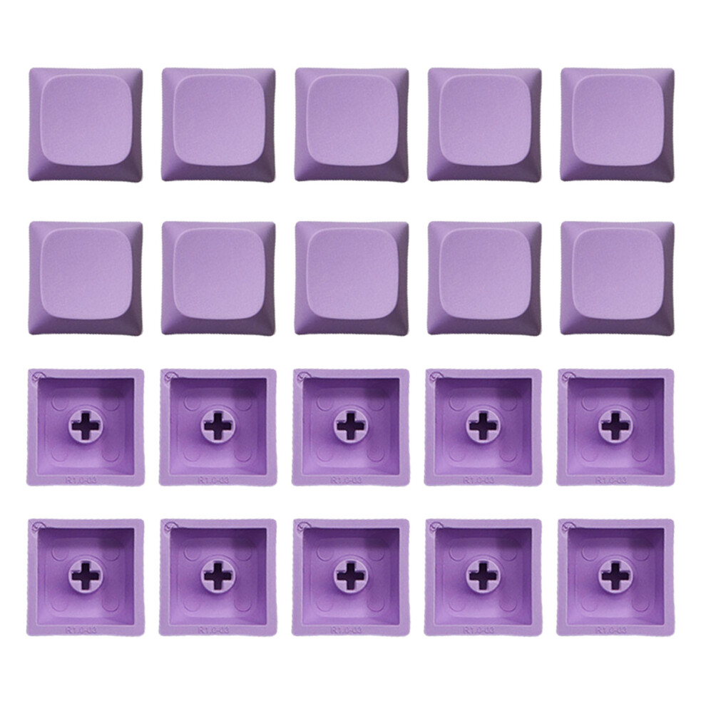 20Pcs Pbt Keycaps In Xda 1U Height For Mechanical- Purple 7704000185394