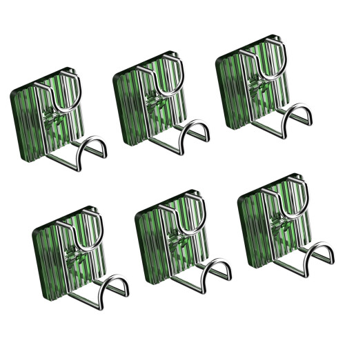 Multipurpose Bathroom Hook Damage Release Mounting-Green