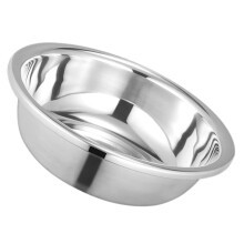 Thickened Stainless Steel Kitchen Basin Deep Flat Bottom MultiFunction Washing Bowl For Dough And Rice
