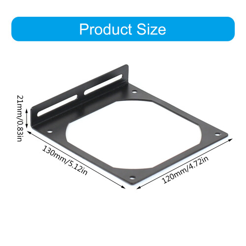 120LS Computer Cooling Fan Mounting Bracket for Computer PC Case 2