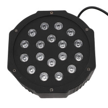 LED Stage Light 18x1W RGB DMX512 Sound Party Wedding Club UK Plug