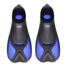 Short Swim Fins TPR Material, Adult Unisex EU 44/45, Comfortable Fit, Professional Swim And Dive Gear