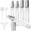 Ensemble d'atomiseur en verre rechargeable, bouteilles de-argent 1