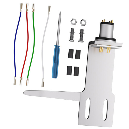 Replacement Turntable Cartridge Wire Quick Installation-Silver
