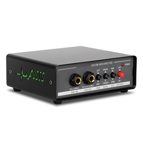 Compactly DI20 DI BOX Audios Isolation Device Reduces Noise Hiss