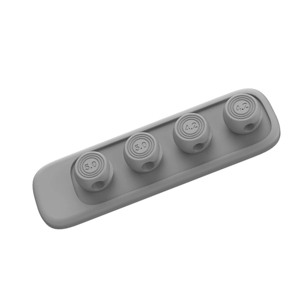 Magnetic Cable Clip Cord Holder For Desk And Nightstands-Gray 7696000387307