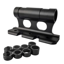 Bike Block Fork Mount With Adapters Front Fork Bracket For Bicycles Car Roof Rack Carrier Bike Holder Black