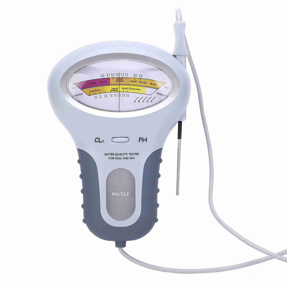 Pc-102 Cl2 Chlorine & Ph Water Test Meter For Pools & Spas 5081363636322