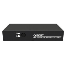 Compactly AV Signal Switcher Metal Housing AV Switchers Selector