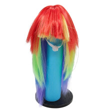 Fun Bird Pattern Geese Hair Cover Crafted-Colorful long straig