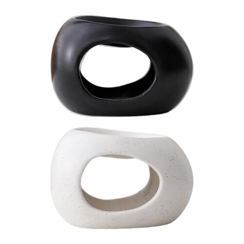 Ceramic Essential Oil Burners Wax Melt Burners-White 2
