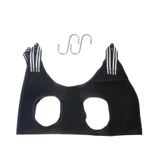 Cat Beauty Hammock For Nail Care(Black,M) Cat Nail Care Hammock For Cats Black Color Size M Grooming Accessory