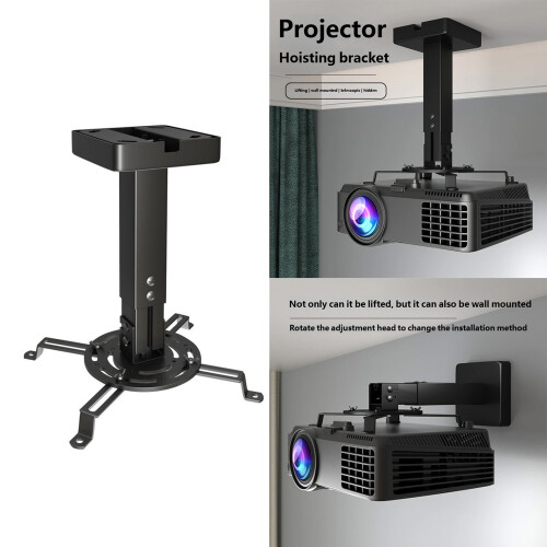 Adjustable Projector Ceiling Bracket 25-35cm Extendable Mount 1