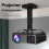 Adjustable Projector Ceiling Bracket 25-35cm Extendable Mount 7