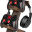 Wooden Gaming Stand For Game Controller And Headphone with Extra 2