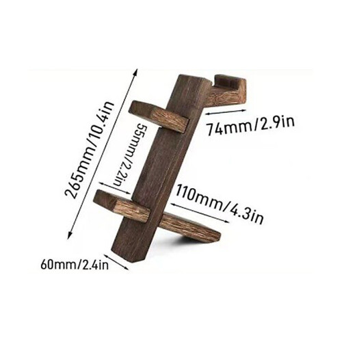 Wooden Gaming Stand For Game Controller And Headphone with Extra 2
