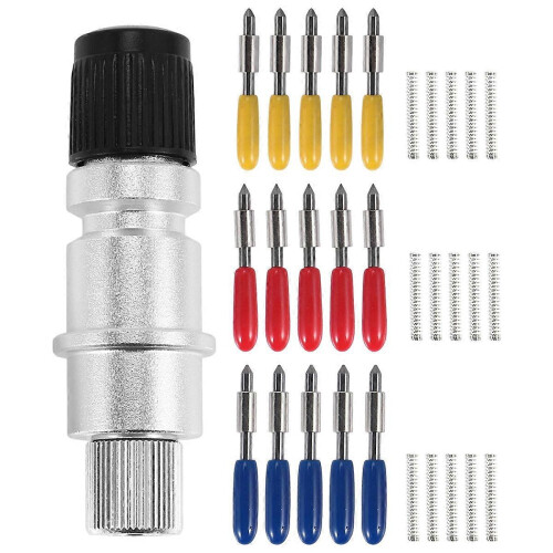 16 stk. 30/45/60 graders Graphtec CB15 CB15U vinylkutterblad + Graphtec CB15 CB15U bladholder 1