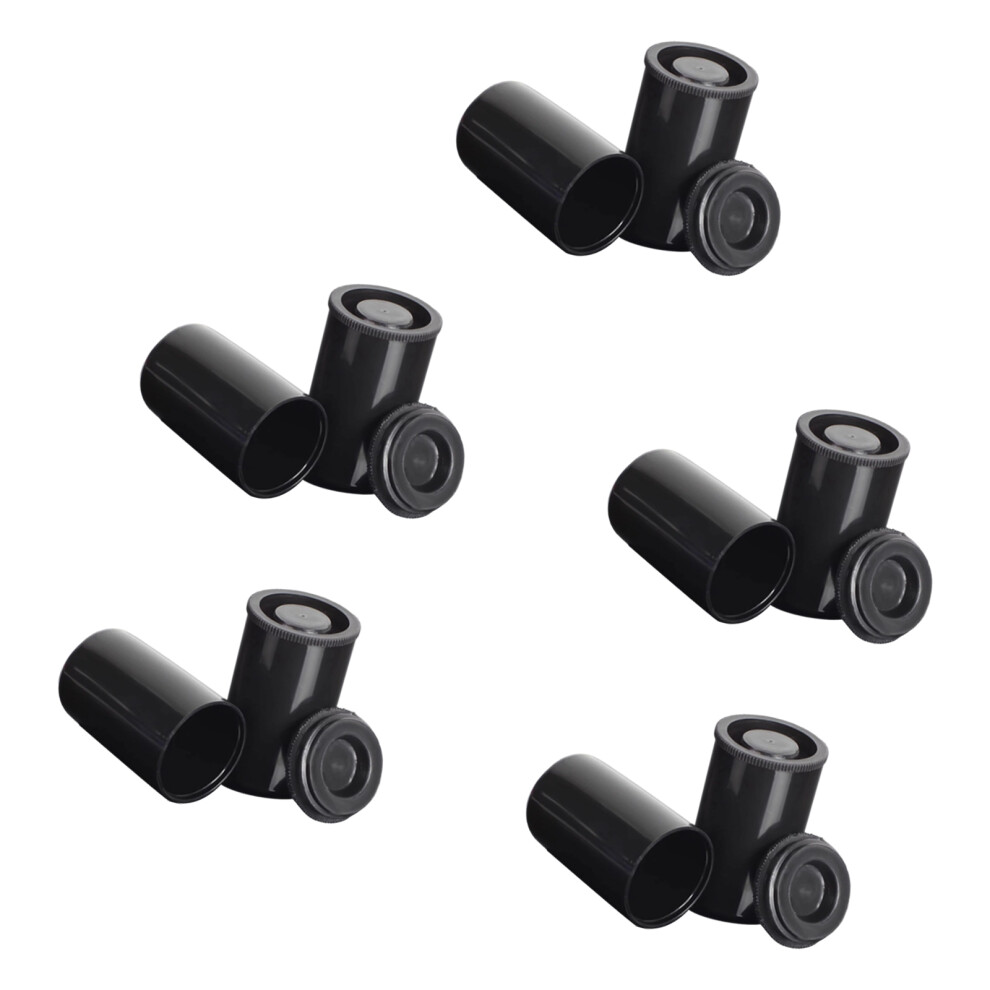 10Pcs 33Mm Plastic Empty Film Canister Camera Reel-Black 7754000481361