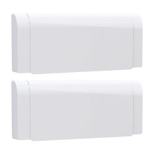 Wall Socket Covers 2 Pack, Dust and Water Resistant, White, Bathroom Use, Compatible With Standard Outlets
