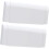 Wall Socket Covers 2 Pack, Dust and Water Resistant, White, Bathroom Use, Compatible With Standard Outlets 5