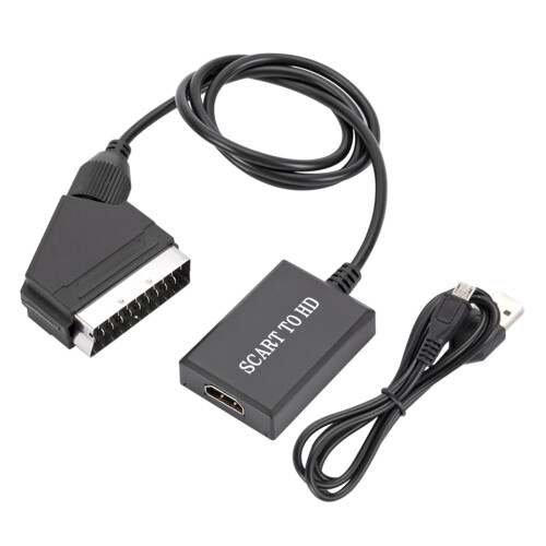 Compactly SCART to HDMIs Adapter Supporting Quality Video and