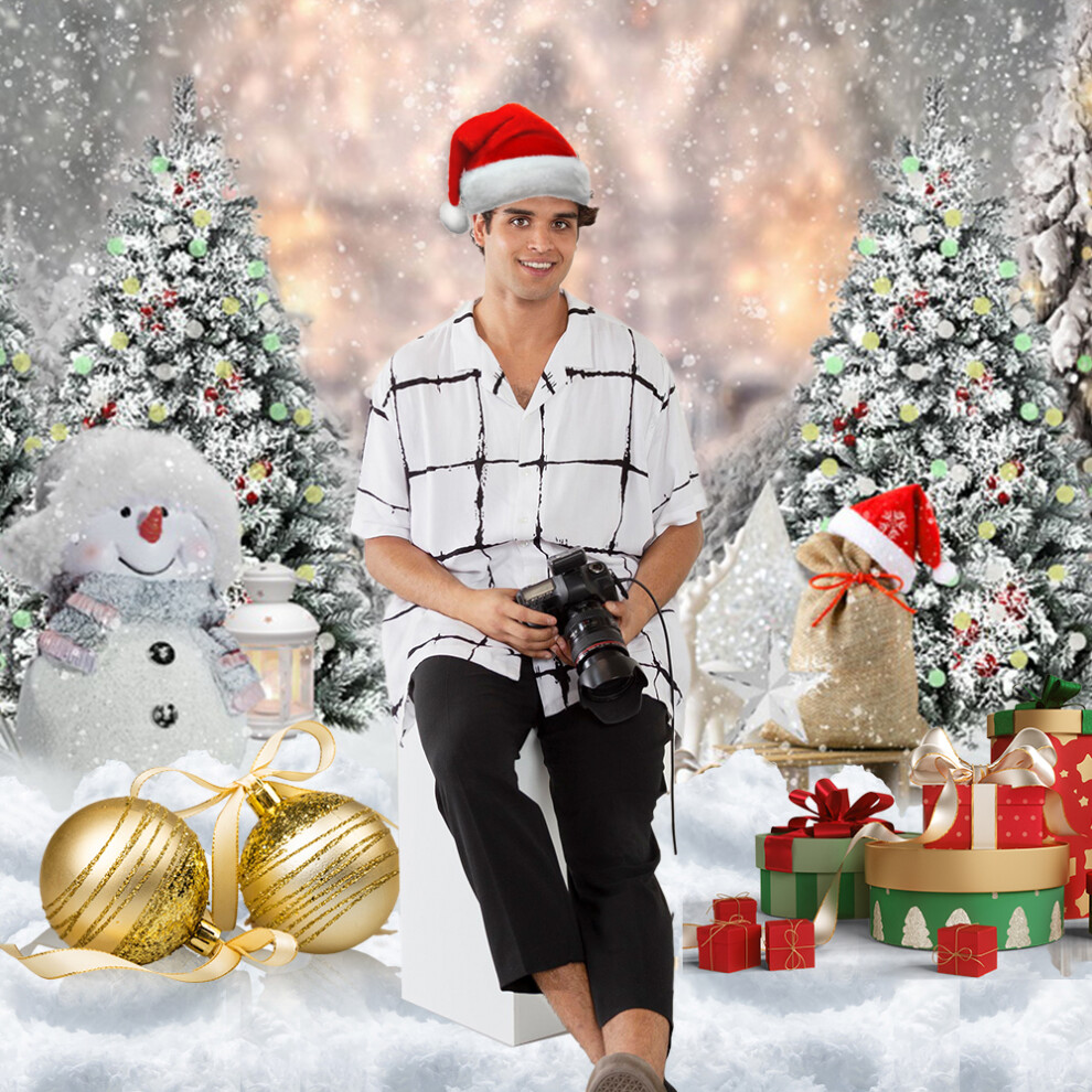 2.1X1.5m Christmas Backdrop Photography Background For Studio & Party 4341363636779