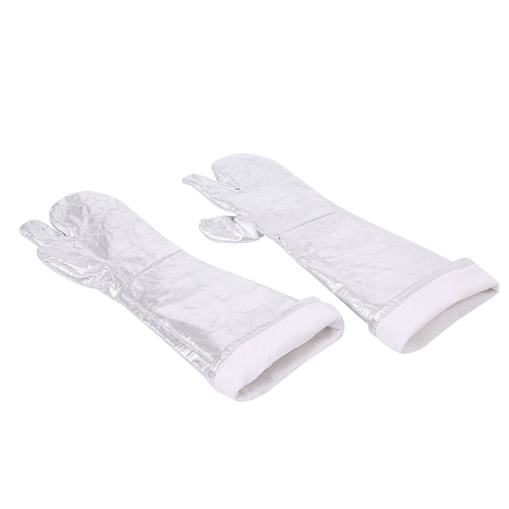 Da-105 1000C Aluminum Heat Resistant Gloves Fireproof Anti-Scald Lengthened 3181363639087