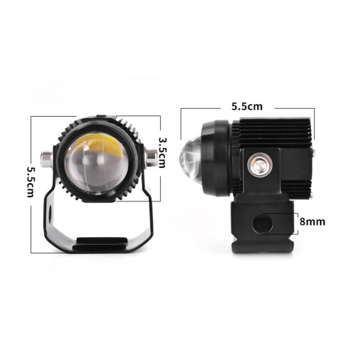 12 V LED-Spotlight 20 W 3000 lm Mini 6000 K Weiß 2er-Pack 1