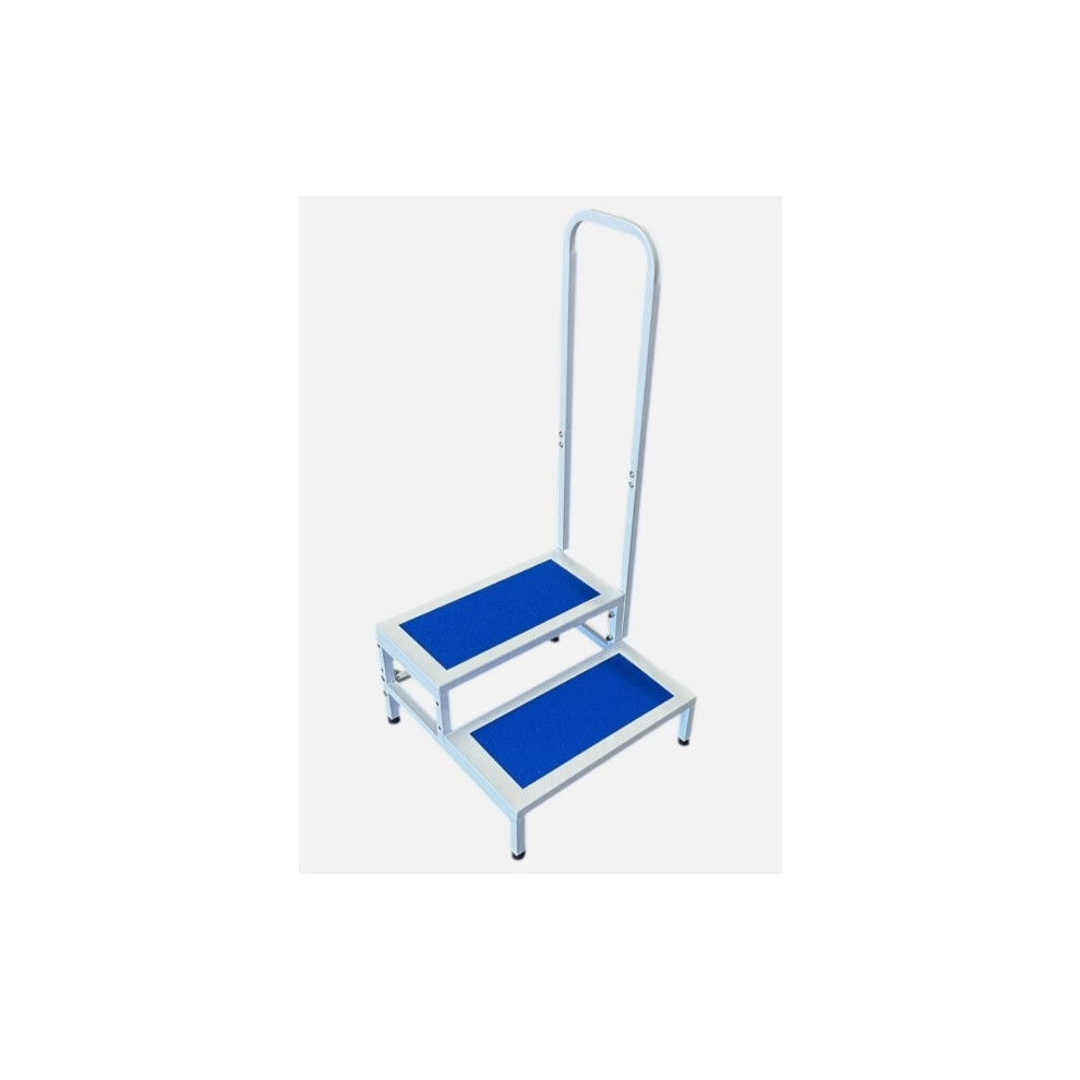 Freshnewlooks Bathroom Mobility Double Step Stool With Handrail Support