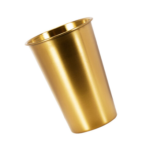 600ml Beer Wine Cups Stackable Drinking Tumblers Stainless-gold
