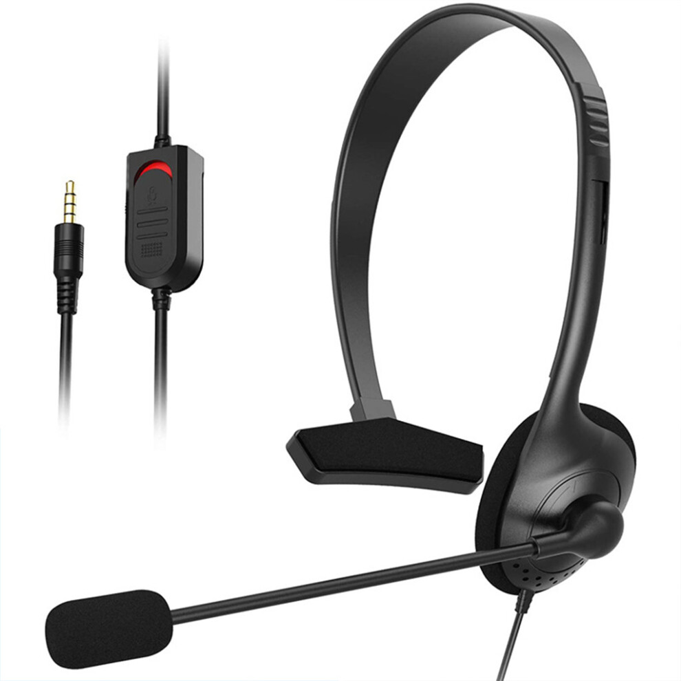 Usb Headset With Microphone Single-Sided Computer Headphone 7704000194075