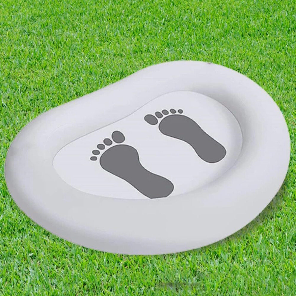 Inflatable Foot Soaking Bath, Inflatable Foot Wash Mat, Portable PVC Basin For Pool Entry Ladders