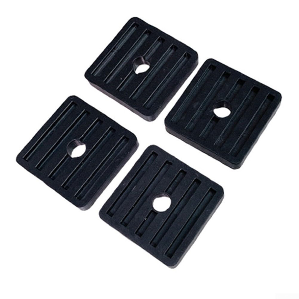 Rubber Vibration Pads 4Piece For Ac Units, Includes Screws For Installation, Vibration Reduction, Durable Rubber 9323874122328