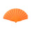 Handheld Fan Folding Hand Fan Plastic Hand Held Fan for-Orange 1