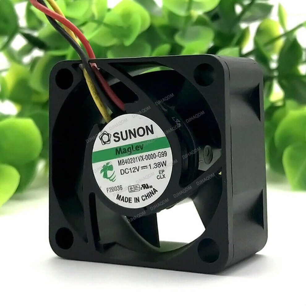 12V 1.38W 40X40x20mm 4020 3Wire Dc Fan Compatible For Electronics 9339159386484