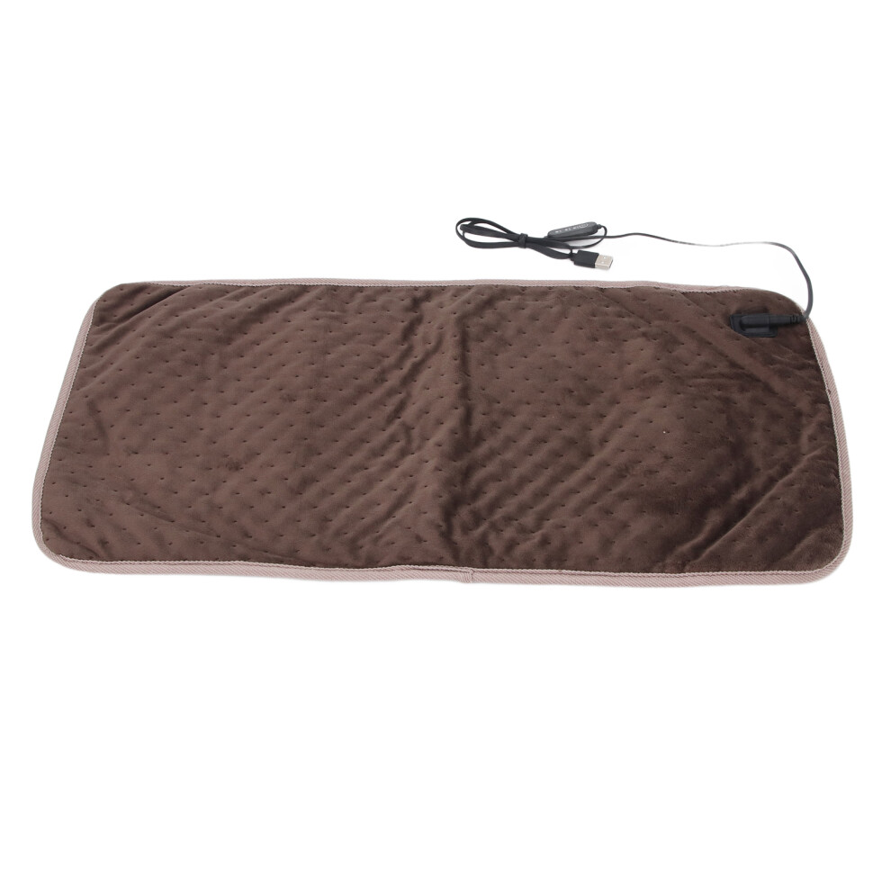 Portable USB 5V Heating Pad with 3 Heat Levels 5ft Cord for Body Relaxation