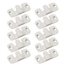 10pcs Quick Installation Stainless Steel Wall Hook Easy-S