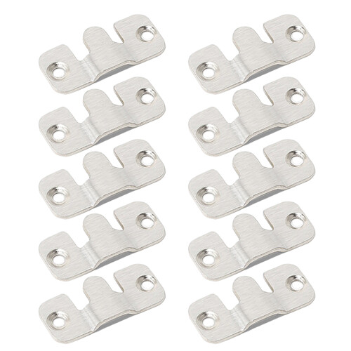 10pcs Quick Installation Stainless Steel Wall Hook Easy-S