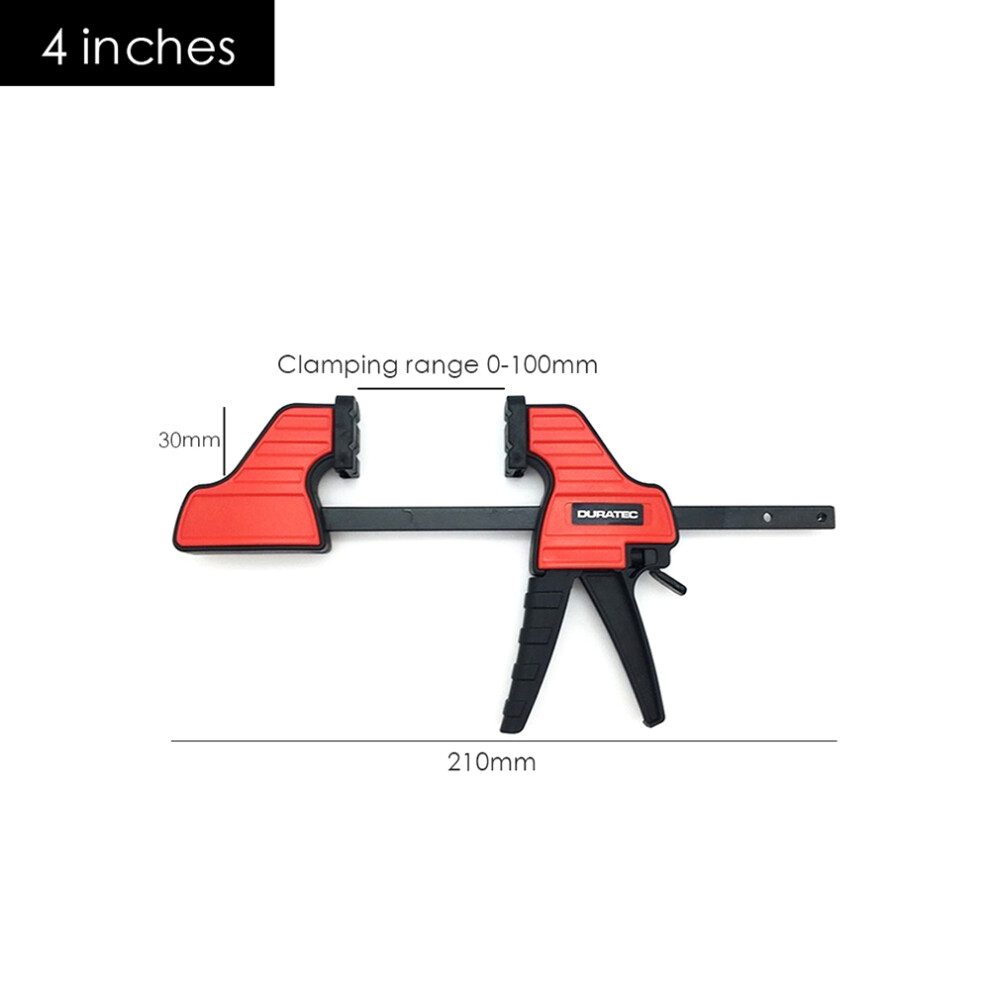 Woodworking Clamp 4-Inch Heavy Duty Fast Fix & F Fixture For Carpentry Projects 7611363645567