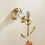 Durable Zinc Alloy Wall Hook With Crystal Accent For Kitchen 2