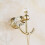 Durable Zinc Alloy Wall Hook With Crystal Accent For Kitchen 6