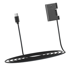 USB C To FW50 Fake Battery Adapter Cord Compatible with A5100 NEX5 Black 300cm Camera Adapter Cable