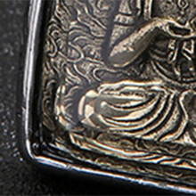 Ethnic Buddha Pendant Stainless Steel Amulet Charm Jewelry